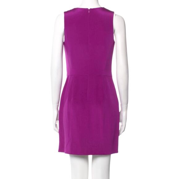 Cushine Et Ochs Royal Purple Silk Cut Out Bodice Mini Cocktail Dress 6 - Picture 7 of 10